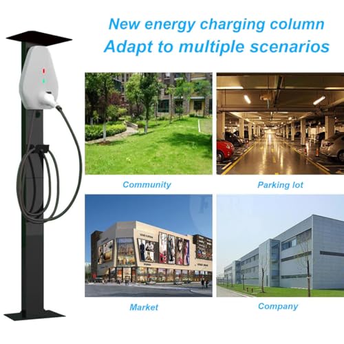 Wallbox Ständer, 1-seitig, Schwarz, 140cm – Bild 6