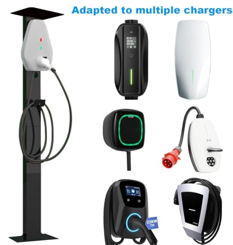 Wallbox Ständer, 1-seitig, Schwarz, 140cm – Bild 7