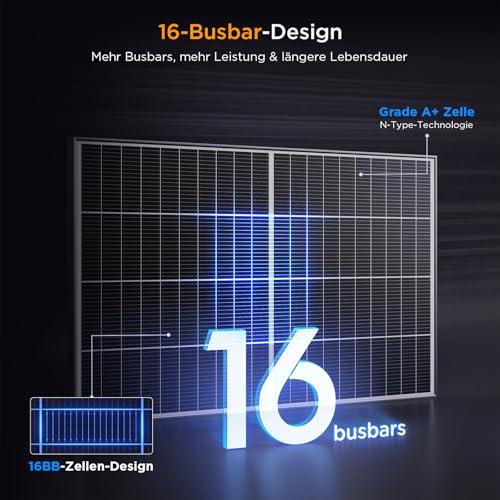 200W Bifaziales Solarpanel (2 Stk.) – Bild 3