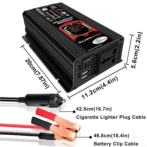 Spannungswandler 6000W USB Auto – Bild 8