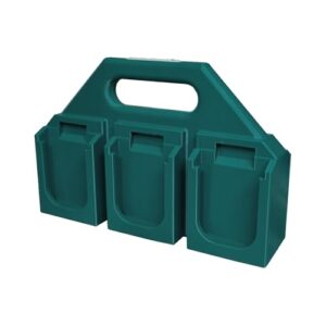 Kompakt 18V Batteriespeicher Rack Praktische Kunststoff Organisatoren Halten 4 Oder 6 Sicher Um Werkzeugzubehör Für Kunststoff Batterie Montageklassen Zu Sichern