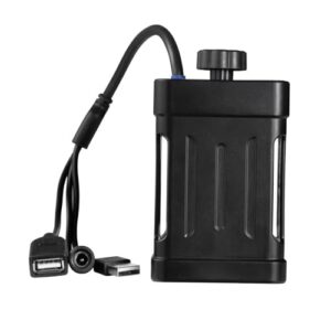 Oxxggkao Hohe Kapazität 21700 Batteriespeicher Mit Stromanzeige USB Anschluss 21700 Batteriepackbox Für Rad Zubehör Zyklus Zubehör Stromversorgung