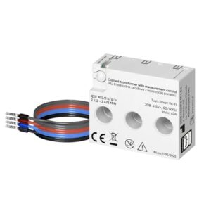 Miratic Stromzähler 3 Phasen 250V 63A mit Tuya Smart WiFi Energiezähler 3 Phasen für Energieüberwachung (Dreiphasig)