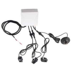 Generic Stromverbrauchsmonitor Intelligent, 3 Phase WiFi Elektrizität Energie Messgerät Hohe Genauigkeit Smart Elektrizitätsmesser 3 Sensoren 120A 100‑240V WLAN -Leistungsmonitor für Waschmaschine