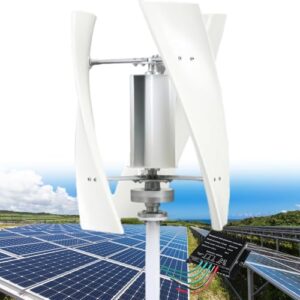 8000W Home Vertikaler Windergie Turbinen Generator Kit Niedriggeräusches Vertikalwindkraftanlage 24V 48V 220V Windmühle Mit Controller für Wohnmobilen, zu Hause