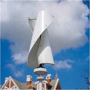 800W Windkraftanlage Vertikal 12V 24V 48V Heimgebrauch Vertikale Achse Windgenerator 3 Aluminiumlegierung Klinge Windturbine Mit MPPT Laderegler (48V mit Windregler)