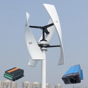 800W Windkraftanlage komplettset 12V/24V/48V Permanentmagnet, Windgenerator mit off Grid Lnveter & MPPT Hybrid Controller, Kleinwindkraftanlagen, mini windkraftanlage balkon (48, Volt)