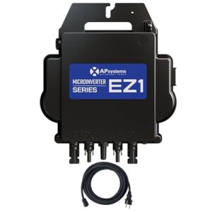 AP Systems Mikro-Wechselrichter 800 W EZ1-M-EU für Balkonkraftwerk, IP67 wetterfest, Plug-&-Play Installation, 2 MPPT, Bluetooth & WiFi, inkl. 5 m Anschlusskabel Micro Inverter