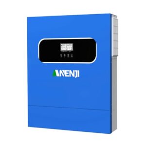 Aninerel 11kW Solar Hybrid wechselrichter 48VDC zu 230VAC Reiner Sinus Wechselrichter, Built-in 2 MPPT, Kann Strom in Das Netz Einspeisen Kann Ohne Batterie Verwendet Werden, Built-in WiFi-Modul