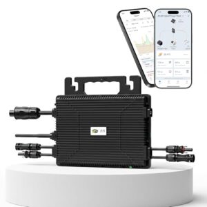 Astro-E Mikro-Wechselrichter 800 W TM-L800Mi für Balkonkraftwerk, IP67 wetterfest, Plug-&-Play Installation, 2 MPPT, Bluetooth & WiFi, Micro Inverter