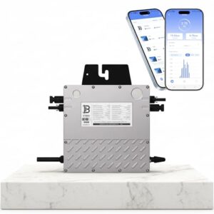 BENY Mikro-Wechselrichter 800 W BYM800 für Balkonkraftwerk, IP67 wetterfest, Plug-&-Play Installation, 2 MPPT, WiFi, Micro Inverter