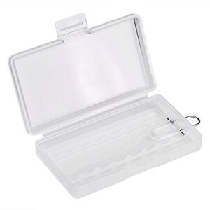 Akozon Transparenter Batteriespeicher mit 8 X Batterien – 5 Stück Harte PP-Batterien, Tragbarer Speicher – Elektronik/Haushaltsbatterien, Ladegeräte und Zubehör/Batterie-Aufbewahrungsbehälter