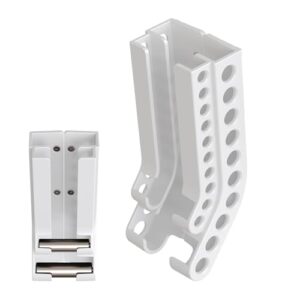 Batteriespeicher-Organizer, Batteriehalter zur Wandmontage, Batterieschacht-Kombination, Wandhalterung für AA- und AAA-Batterien, Aufbewahrungshalter für Zuhause, Garage, Küche