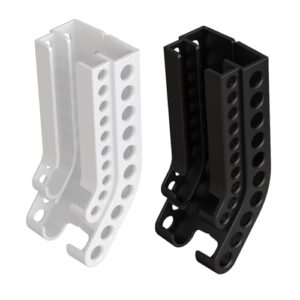 JINGAN Batterie Organizer Zur Wandmontage | Batteriespeicher Organizer | Batteriespender | Batterieregal Organizer Halter Mit Rutschen Kombination | Bietet Platz Für 10 AA Und 10 AAA Batterien