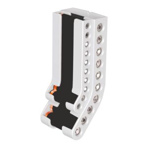 Batteriespeicher-Organizer, Batteriehalter zur Wandmontage - AA-Batteriehalter zur Wandmontage | Wandmontierter Organizer für 10 AA- und 10 AAA-Batterien für die Küche