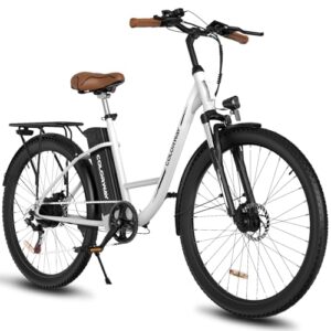 COLORWAY 28"*2,0" E-Bikes, mit bürstenlosem 250W Motor. Elektrofahrräder mit eingebautem 36V 15Ah Akku, 7 Gängen, LCD-Display, Stoßdämpfergabel.