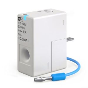 ComfyHarbor Smart WiFi Energiemonitor Stromzähler Stromverbrauch Analyzer Echtzeit Strommessgerät mit App-Steuerung AC 100-240V 1-50A