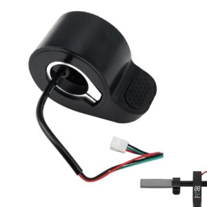 E Scooter Gasgriff, Daumengas Elektrischer Scooter Kompatibel mit Xiaomi M365, Ersatz Gashebel für E-Scooter, Thumb Accelerator Gasgriff aus ABS, Rutschfest, Schnelle Reaktion für Elektro Scooter
