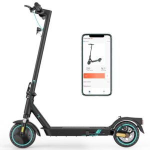 E-Scooter, Elektroroller mit Straßenzulassung (ABE), Max.20 KM/H, 8,5-Zoll Scooter, 400W Motor, 7,8Ah Batterie，25KM, Komfortable Stoßdämpfung, APP-Verbindung, Faltbar, LED-Display