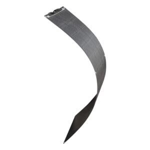 ETFE Flexibel Solarmodul 100W 24V/12V etfe Solarpanel Monokristallin Photovoltaik Panel Solarladegerät Solaranlage für netzunabhängiges System/Tragbares Kraftwerk/Boot/Dach/Aufladen/Balkon