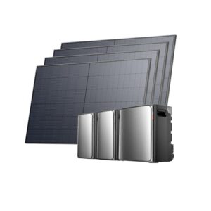 ECOFLOW STREAM Ultra X und 2×AC Pro 7,68kWh, 0% VAT Balkonkraftwerk mit Speicher 2080W, Komplettset mit 4×520W Solarpanel, 4 MPPT Solareingang, 2300W Dual AC-Anschlüsse, Smarte KI-Steuerung, Plug&Play