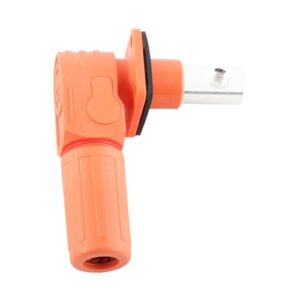 Elprico Hoch Sicherheitsenergie Batteriespeicher M8 200A 1 Kernpoststopfen für auf Elektrofahrzeug (ORANGE)