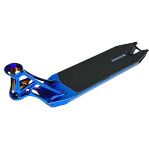 F26 Ethic Pandemonium V2 Stunt Scooter Park I Leicht I Deck I Kinder I Trick I Tret I Roller I Zubehör I Ersatzteile (Blauchrome, 460mm)