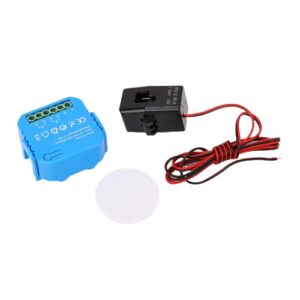 Eujgoov Smart Energy Monitor, WLAN-Zangenmessgerät, Echtzeit-Überwachung des Stromverbrauchs von 0, 2 A Bis 80 A für den Heimgebrauch mit Energiestatistik