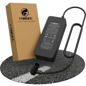 FONGKE Ladegeräte für Scooter, 54.6V 2A E Scooter Ladegerät für Xiaomi 4 Ultra, 4 Pro 2nd Gen, 5, 5 Pro, E Scooters Ladekabel, Elektroroller Ladegerät, 48V Akku Netzteil Ladekabel Adapter