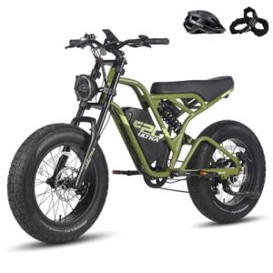 Fafrees F20 Ultra E Bike Elektrofahrrad, 48V 25Ah Akku, City E-Bike 20"*5.0 Dicke Reifen, Fatbike Motor 79N.m Torque, Mountainbike Reichweite bis zu 80-140Km (Grün)