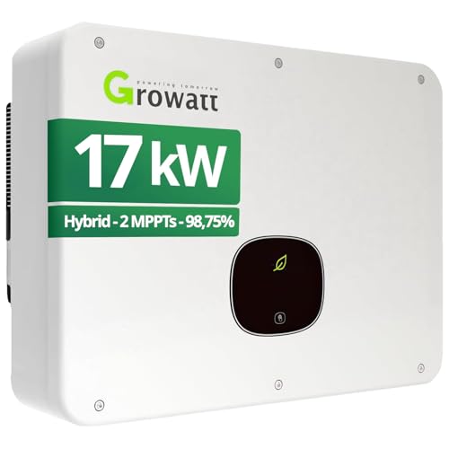 Growatt Wechselrichter 17kW MID 17KTL3-XH Hybrid 3-Phasen WiFi mit 3 MPPT Trackern