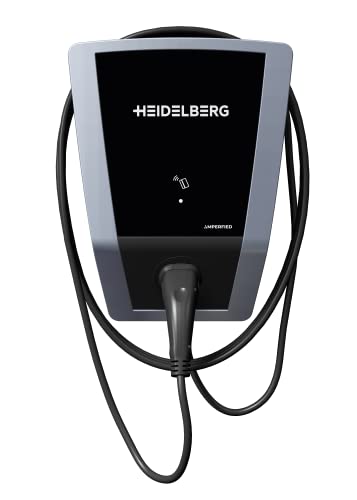 HEIDELBERG Amperfied Wallbox 11 kW zur Abrechnung von Firmenfahrzeugen inkl. 7,5 m Ladekabel und MID-Stromzähler. Ladestation Connect.Business für Elektrofahrzeuge. Optional 5 Jahre Garantie.