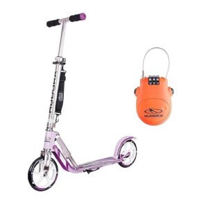 HUDORA BigWheel® 205, Scooter lila inklusive Kabelschloss