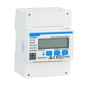 Intelligenter Energiezähler, Leistungsmonitore, Dreiphasen-Vierleiter-Führungsschiene Typ DTSU666, Stromenergiezähler, intelligenter Leistungssensor für Zuhause