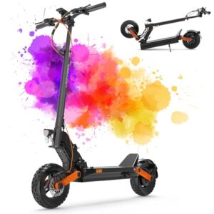JOYOR S5 E Scooter mit Straßenzulassung, 35–50km Reichweite, 48V13AH Duales Mechanisches Bremssystem und Doppelte Stoßdämpfung, Faltbarer Elektroroller, 10-Zoll-Offroad-Reifen