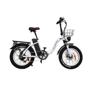 KIMDYMA 20 Zoll Faltrrad E-Bike Erwachsene 48V 15Ah Akku 90 km Reichweite City Bike All Terrain Fatbike 20x4.0 Reifen Klapprad LCD 250W Motor