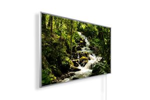 Könighaus 1000W Infrarotheizung mit Bild in HD Qualität ✓ inkl. Smart Thermostat ✓ 5 Jahre Garantie ✓ Doppelter überhitzungsschutz ✓ Infrarot Wandheizung ✓ Motiv: 15. Wasserfall
