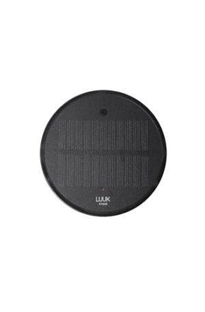 LUUK Studio Outdoor Solarmodul mit langer Leuchtdauer, IP65, kabellose Tischleuchte, aufladbar via USB-C und Solar, warmweißes Licht, Boho Stil für Balkon, Terrasse