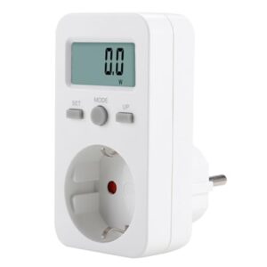 Gatuida Leistungsmesser Steckdose mit Energieanalysator und Digitalem Wattmeter zur Aufzeichnung von Stromverbrauch Spannung und Kosten
