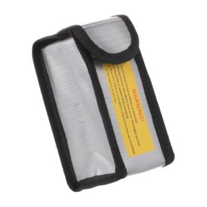 Kisangel Lithium-batterietasche Aufbewahrungstasche für Batterien Tragbare Batterieschutztasche Explosionsgeschützte Batterieaufbewahrung