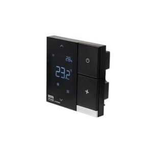 LinkedGo Powered by Shelly Smart HVAC Тhermostat - WLAN-betrieben Vielseitiger Thermostat, Heizung & Kühlung, Fußbodenheizung, Frostschutzfunktion, Kein Hub Erforderlich, Alexa & Home Assistant