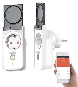 Luminea Home Control WLAN Steckdose Garten: 2er-Set WLAN-Outdoor-Steckdosen, App, Sprachsteuerung, 16 A, IP44 (Zeitschaltuhren, Zeitschaltuhr Outdoor, Weihnachtsbaumbeleuchtung kabellos)