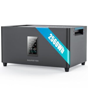 MARSTEK JUPITER C Plus, 2.56kWh Balkonkraftwerk mit Speicher, 4 MPPT 2400W Solareingang, All-in-One Stromspeicher mit Mikroinverter, bis zu 10.24kWh Kapazität,0% MwSt - Nur für Privatpersonen