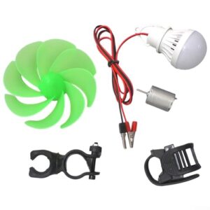 Feegow Windstromgenerator, Mini Elektrische Windkraftanlage Motor Generator Generatoren Blade Kit, Kleinmotor Windenergie Windkraftanlage Generator Kit