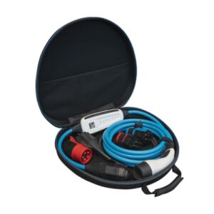 NRGkick 32A 5.0m Set Optimal / mobile Wallbox ohne Installation / Ladegerät für Elektrofahrzeuge / inkl. 32A 5Pol, 16A 5Pol, 16A 3Pol, Typ E+F “Schuko” 13A (EU) und Transporttasche