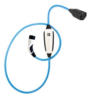 NRGkick Pure 32A, 5m, WLAN und Bluetooth, Flexible Wallbox 22 kW, grau, schwarz