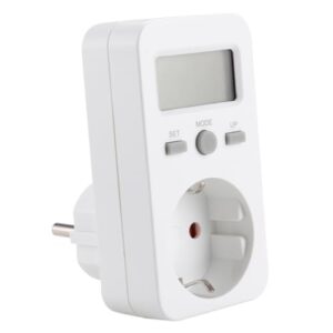 NUOBESTY Elektronischer Energiezähler für Leistungsanalysen Wattmeter mit Energiezählerfunktion aus Hochwertigem Gefertigt für Präzise Stromverbrauchsüberwachung