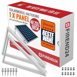 2x PV Halterung 118cm Solarpanel Solarmodul Flachdach Aufständerung Photovoltaik 0%