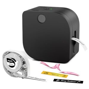 Phomemo P12 Etikettendrucker, Tragbares Beschriftungsgerät, Etikettiergerät Bluetooth Kompatibel with iOS & Android, Thermotransfer-Label Printer für Zuhause,Schule,Büro