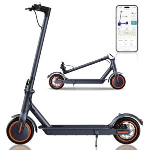 QnQ E Scooter,2025 8,5 Zoll Faltbarer Roller, 500 W/20 km/h Motor, 25-30 km Reichweite, pannensichere Wabenreifen, APP-Steuerung und LED-Anzeige, 36 V 7,8 Ah Akku, max. 120 kg